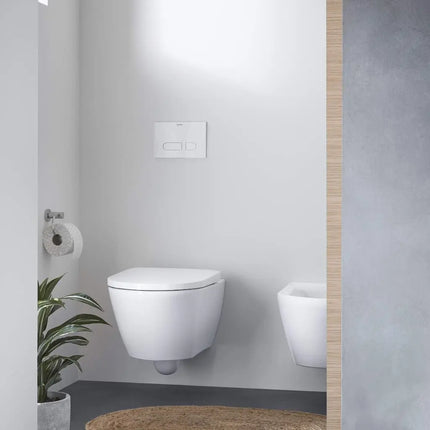 Duravit wall-mounted Rimless toilet Bowl   #257709D -  1.28/0.8 gpf - Plumbing Market