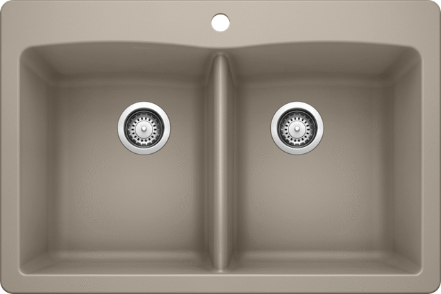 Blanco Café Diamond 210 Double Drop in Silgranit Kitchen Sink