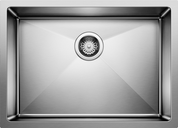 Blanco Quatrus R15 U 1 Medium S 304 Series 18-Gauge Stainless Steel Kitchen Sink Blanco