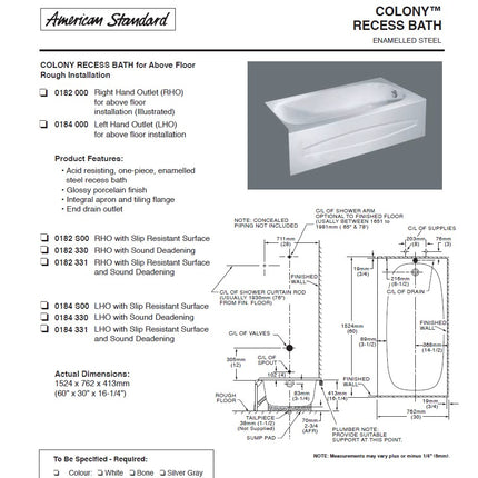 Integral Apron Tub