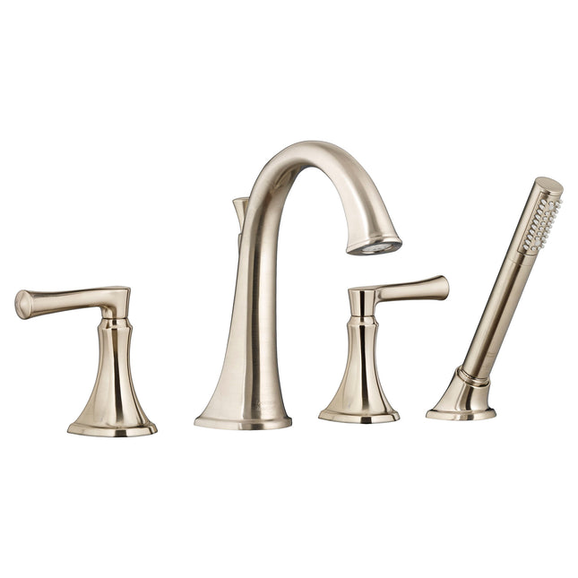 American Standard Estate Bathtub Faucet With Personal Shower for Flash Rough-In Valve With Lever Handles T722901.295 - Plumbing Market