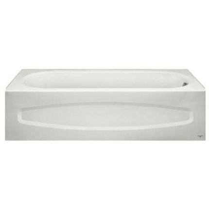 American Standard Colony 5x30 Inch Integral Apron Bathtub Above Floor Rough Left-hand Outlet with Slip Resistant Foor 0184S00.020 - Plumbing Market