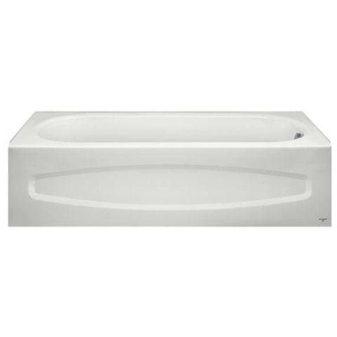 American Standard Colony 5x30 Inch Integral Apron Bathtub Above Floor Rough Left-hand Outlet with Slip Resistant Foor 0184S00.020 - Plumbing Market