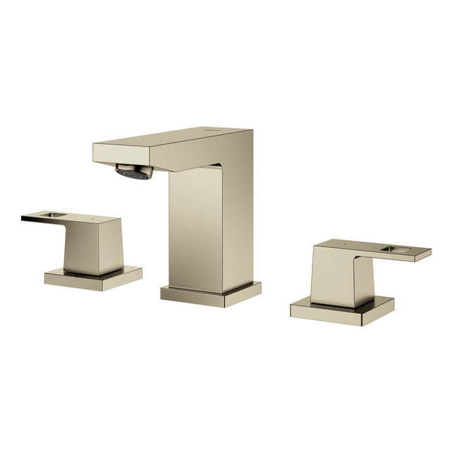 Grohe EUROCUBE 8 WIDESPREAD BATHROOM FAUCET S  Brushed Nickel 20370ENA - Plumbing Market