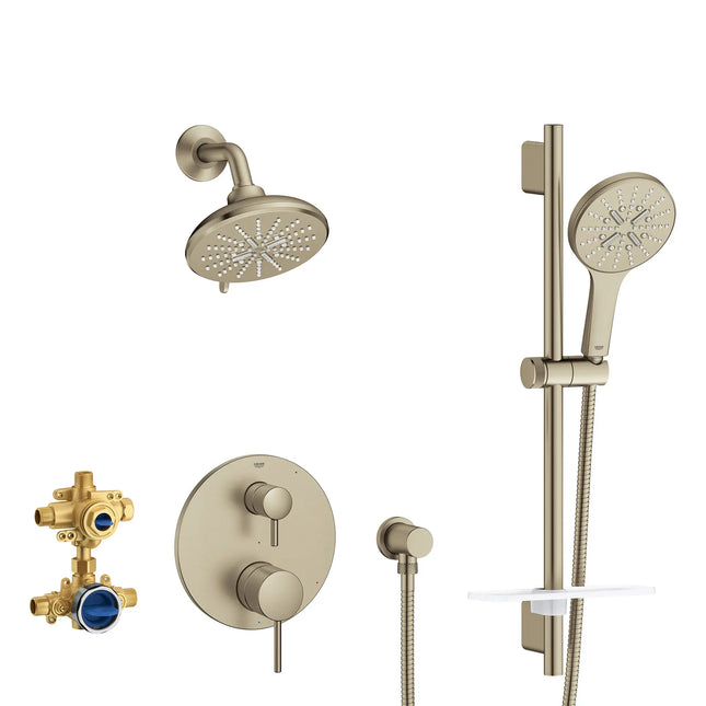 Grohe TIMELESS PBV SHWR SET 1.75GPM US  Brushed Nickel 29431EN0 - Plumbing Market