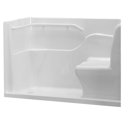 American Standard Acrylic 30 x 60-Inch Walk-In Shower – Left-Hand Drain 3060SH.LW - Plumbing Market