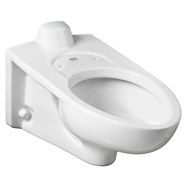 American Standard Afwall Millennium 1.1 – 1.6 gpf (4.2 – 6.0 Lpf) Back Spud Elongated Wall-Hung EverClean Bowl 3353101.02 - Plumbing Market