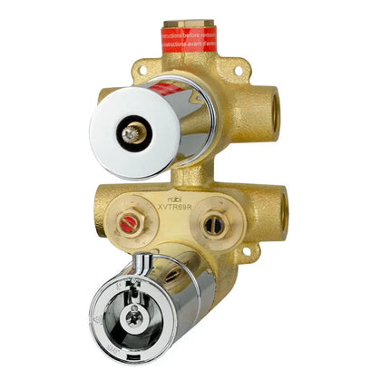 Rubi Built-In 1/2 Therm.Shower Valve Rough Brushed Gold XVTR69OR - Plumbing Market