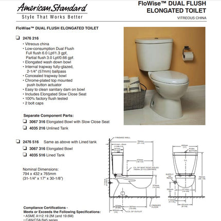 Standard Flowise Toilet