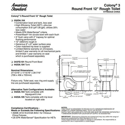 American Standard Toilet