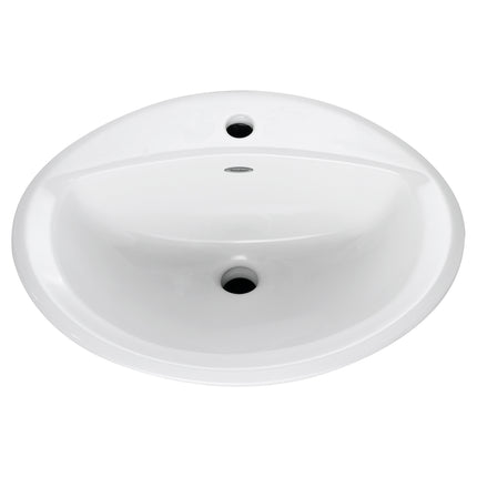 American Standard Aqualyn Countertop Sink With 8-Inch Widespread Less Overflow 475920.02 - Plumbing Market