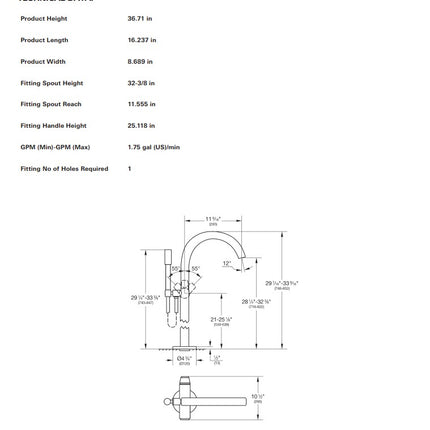 Grohe Defined Single Handle Freestanding Tub Faucet With 6.6 L/min (1.75 GPM) Hand Shower Grohe