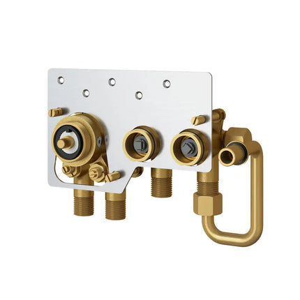 Rubi Built-In 1/2 Therm. Shower Valve Rough 1/2’’ Npt With Water Outlet XON69E - Plumbing Market