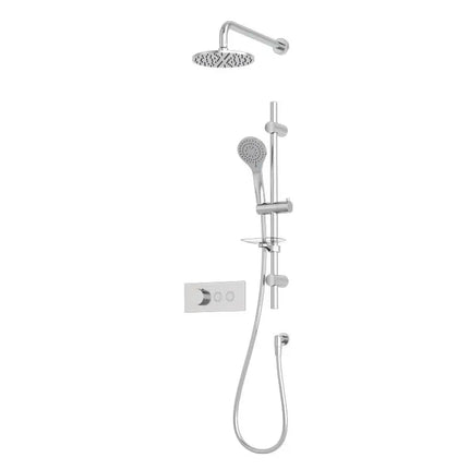 Rubi On 1/2’’ Therm. Set Xon69 Round Shower Head Chrome RON855CC - Plumbing Market