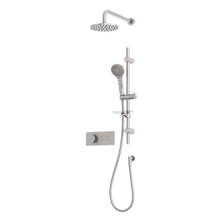 Rubi On 1/2’’ Therm. Set Xon69 Round Shower Head Ss RON855IX - Plumbing Market