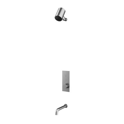 Rubi On 1/2’’ Therm. Shower Set 2 Way Div. Xon69 Stainless Steel RON831IX - Plumbing Market