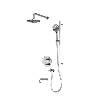 Rubi Lexa 1/2’’ Therm. Shower Set 2 Way Div. Xvtr69R Cc Ceiling Mount RLX823-1CC - Plumbing Market