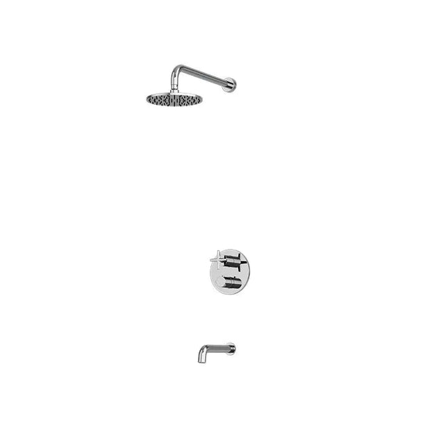 Rubi Lexa 1/2’’ Therm. Shower Set 2 Way Div. Xvtr69R Cc Ceiling Mount RLX831-1CC - Plumbing Market