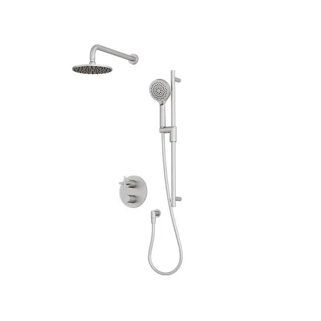 Rubi Lexa 1/2’’ Therm. Shower Set 2 Way Div. Xvtr69R Ix Ceiling Mount RLX821-1IX - Plumbing Market