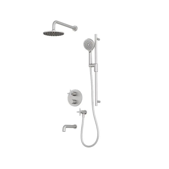 Rubi Lexa 1/2’’ Therm. Shower Set 2 Way Div. Xvtr69R Ix Ceiling Mount RLX823-1IX - Plumbing Market