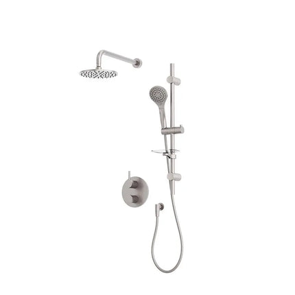 Rubi Vertigo 1/2’’ Therm. Shower Set 2 Way Div. Xvtr69R Stainless Steel Ceiling Mount RVT811B-1IX - Plumbing Market