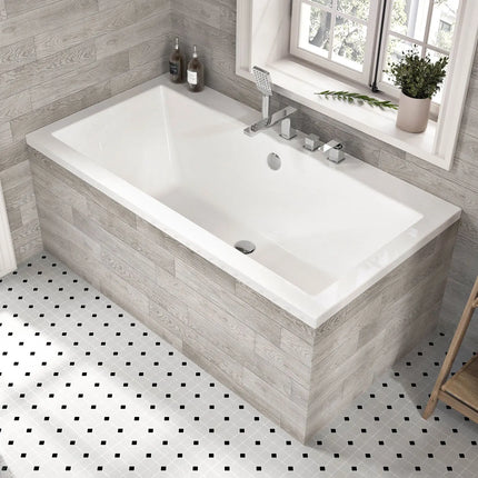 Zitta Bathtub Balla I white 59 1/2" x 31 5/8" x 17 1/2", acrylic, drop-in without tiling flange, Zitta collection ZOEMBL6032D1 - Plumbing Market