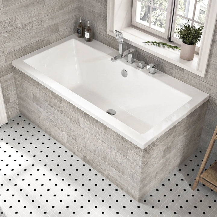 Zitta Bathtub Balla I white, acrylic, drop-in without tiling flange