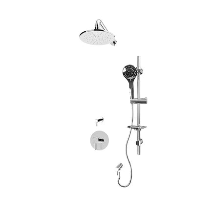 Rubi Vertigo 3/4’’ Therm. Shower Set Chrome Ceiling Mount RVT911-1CC - Plumbing Market