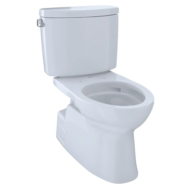 Toto Vespin Ii Two-piece Toilet, Elongated Bowl - 1.28 Gpf Seat Height 17 1/4" Total Height 30"- Cotton - Plumbing Market