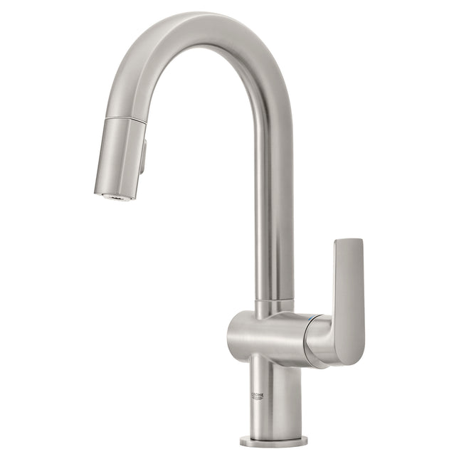 Grohe Defined Single Handle Pull Down Dual Spray Bar Faucet 6.6 L/min (1.75 GPM) Grohe