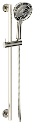 Vogt Zehn Sliding Shower Bar With Hand Shower Pn BH.09.05.PN - Plumbing Market