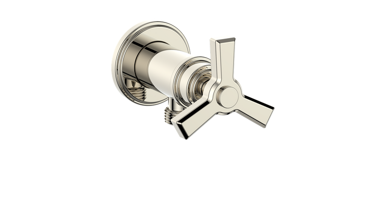 Vogt Zehn Elbow Connector With Shut-Off Pn EC.Z3.02.PN - Plumbing Market