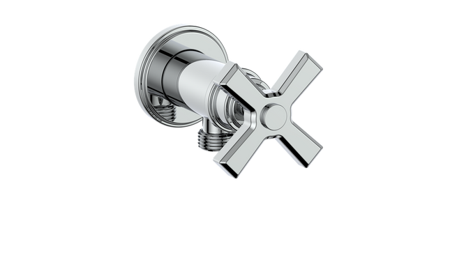 Vogt Zehn Elbow Connector With Shut-Off Cc EC.Z4.02.CC - Plumbing Market