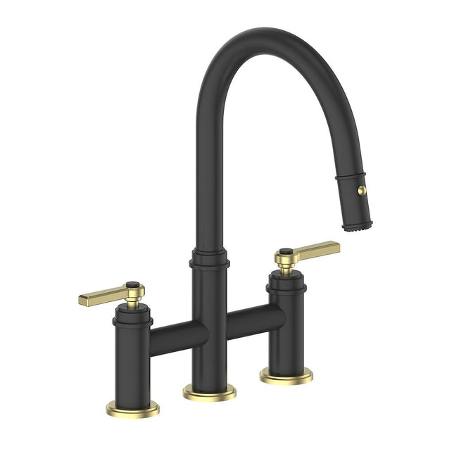 Vogt Zehn Bridge Kitchen Faucet Bg/Mb KF.17ZN.1112.BGB - Plumbing Market