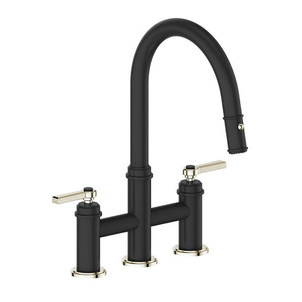 Vogt Zehn Bridge Kitchen Faucet Pn/Mb KF.17ZN.1112.PB - Plumbing Market