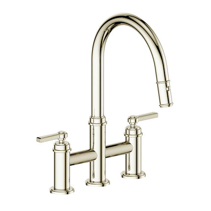 Vogt Zehn Bridge Kitchen Faucet Pn KF.17ZN.1112.PN - Plumbing Market