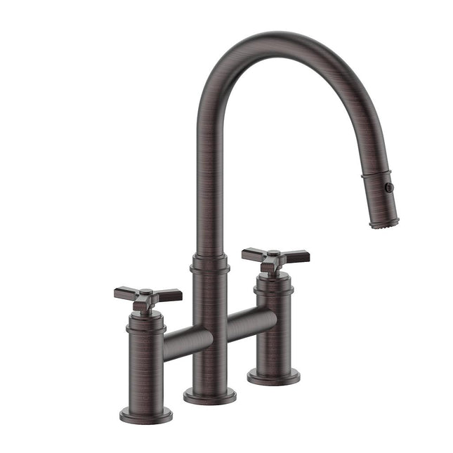 Vogt Zehn Bridge Kitchen Faucet Ab KF.17ZN.1312.AB - Plumbing Market