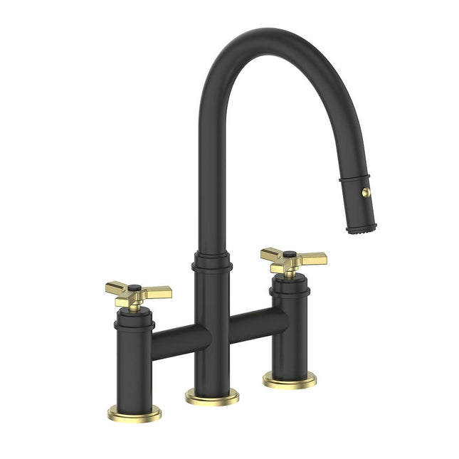 Vogt Zehn Bridge Kitchen Faucet Bg/Mb KF.17ZN.1312.BGB - Plumbing Market