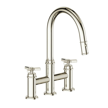 Vogt Zehn Bridge Kitchen Faucet Pn KF.17ZN.1312.PN - Plumbing Market