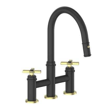 Vogt Zehn Bridge Kitchen Faucet Bg/Mb KF.17ZN.1412.BGB - Plumbing Market