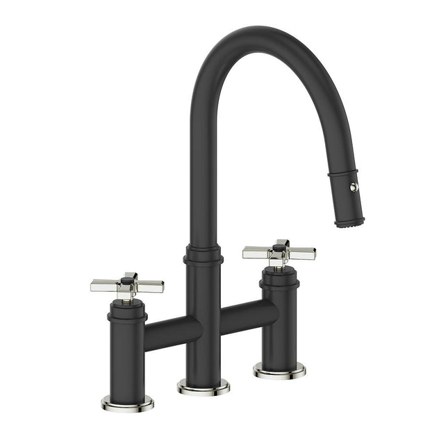 Vogt Zehn Bridge Kitchen Faucet Pn/Mb KF.17ZN.1412.PB - Plumbing Market