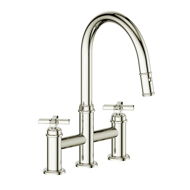 Vogt Zehn Bridge Kitchen Faucet Pn KF.17ZN.1412.PN - Plumbing Market