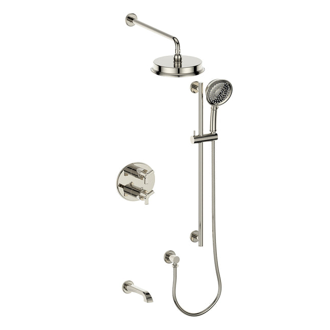 Vogt Zehn 3-Way Th Shower Kit Pn SET.Z3.320.310.PN - Plumbing Market