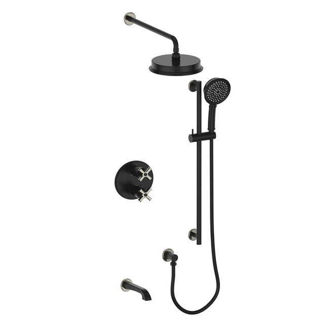 Vogt Zehn 3-Way Th Shower Kit Pn/Mb SET.Z4.320.310.PB - Plumbing Market