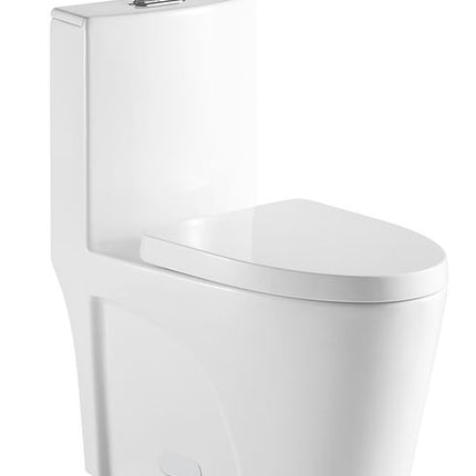 Liro One Piece Toilet, Dual Flush 4/6l, 12" Rough, UF Seat Cover Liro