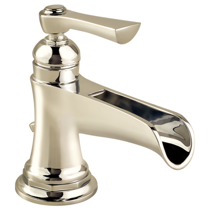 Brizo Single-Handle Lavatory Faucet with Channel Spout 1.2 GPM 65061LF-PN-ECO - Plumbing Market