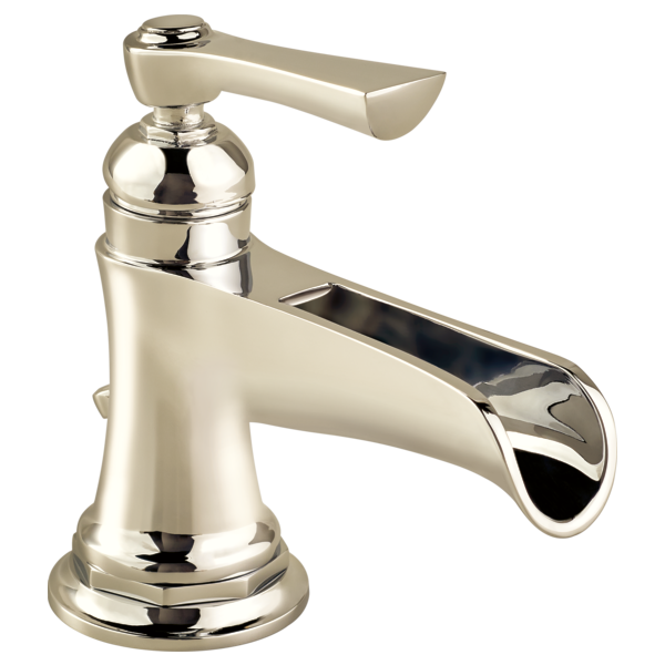 Brizo Single-Handle Lavatory Faucet with Channel Spout 1.2 GPM 65061LF-PN-ECO - Plumbing Market