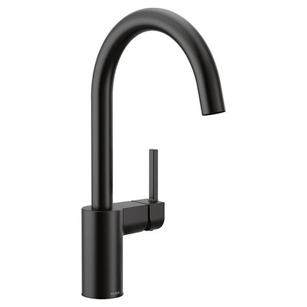 Moen Align Matte Black One-Handle Kitchen Faucet  7365BL - Plumbing Market