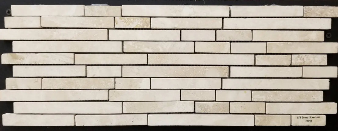 Zuuz Tile 5/8 Strip Ivory - Plumbing Market