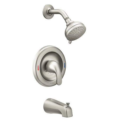 Moen Adler Spot Resist Brushed Nickel Posi-Temp® Tub/Shower  82603SRN - Plumbing Market